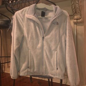 North face Fleece Jacket Size Small Light Gray